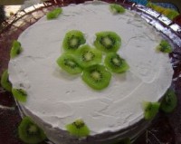BOLO DE KIWI C/ CHANTILLY